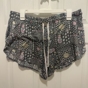 Secret Treasures Gray and Pink Sleep Shorts